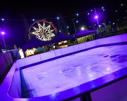 Used 12m x 10m Synthetic Ice Rink