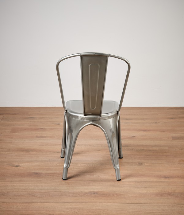 100x Silver Tolix Style Chairs