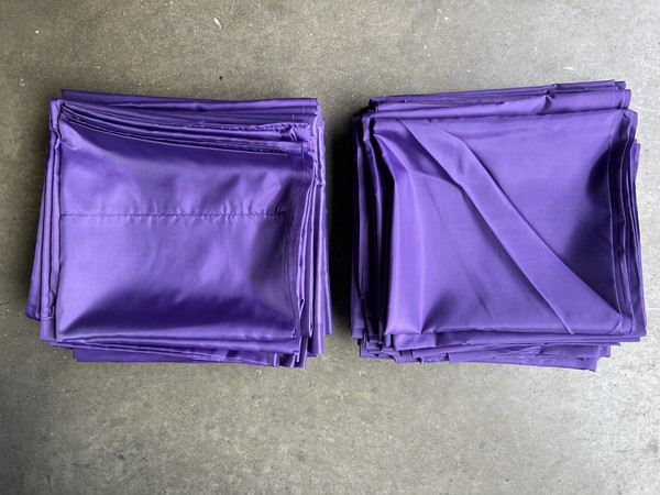 'Purple' Polyline Made-up Fabric Lengths