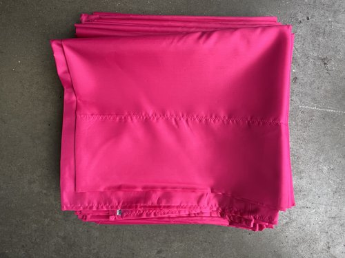 'Hot Pink' Trevira fabric, 2.8m drop x 1.5m width 'Hot Pink' Trevira fabric, 2.8m drop x 1.5m width