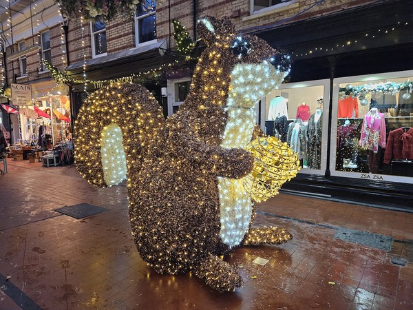 Indoor Outdoor Giant Light Up Squirrel