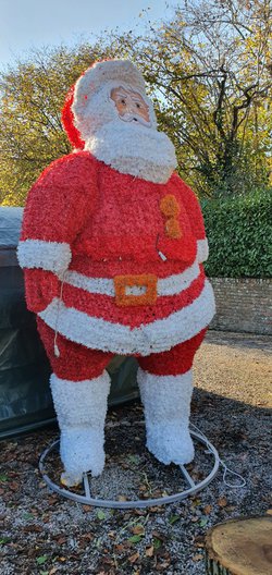 Santa christmas display