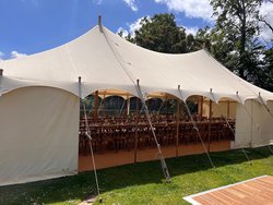 20' Wide Kingsley Canvas Pole Marquee