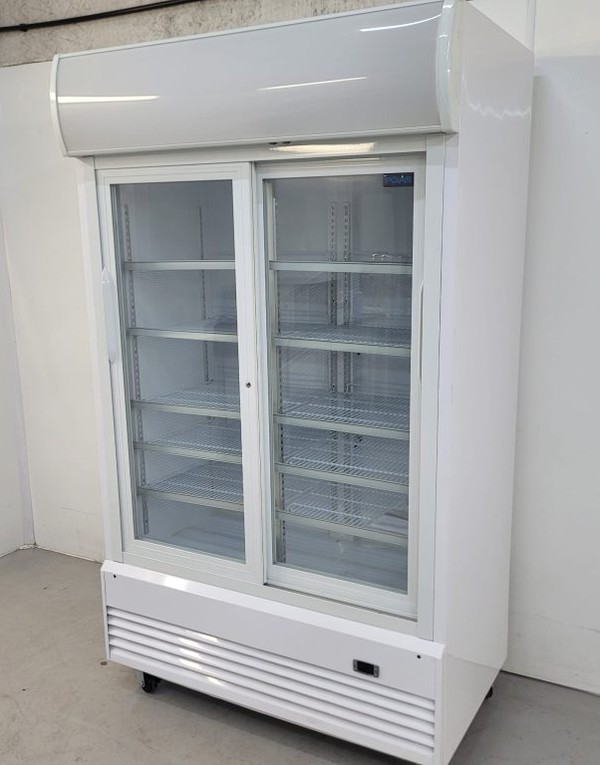 New B Grade Polar Double Door Display Fridge 950ltr GE581 For Sale