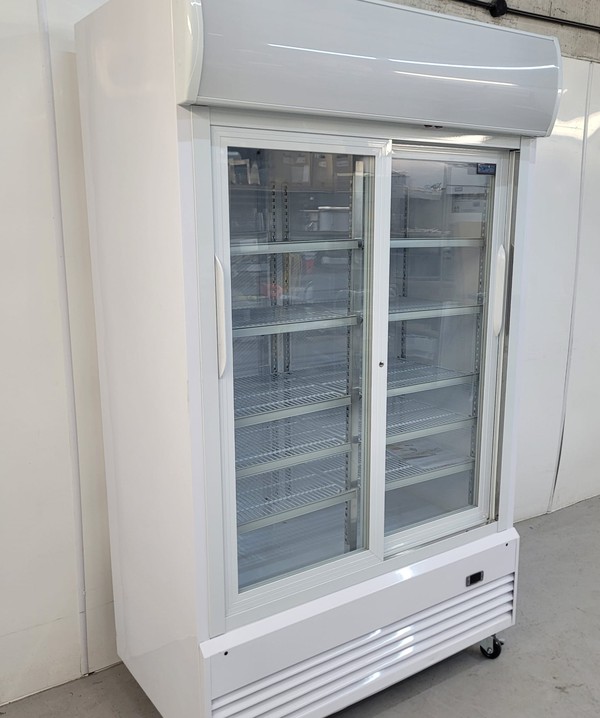 New Polar Double Door Display Fridge 950ltr GE581 For Sale