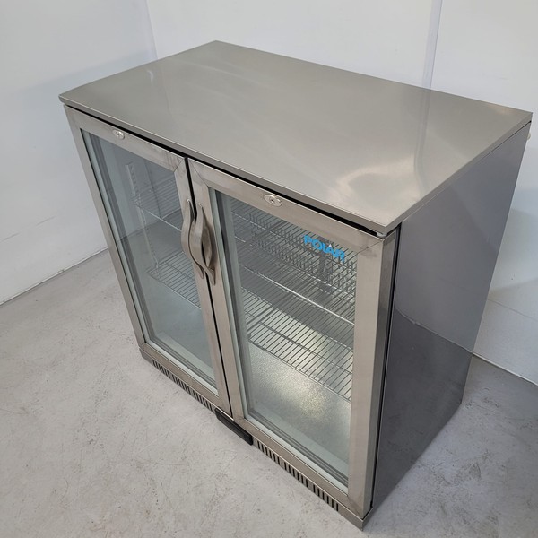 B Grade Polar Double Door Stainless Bottle Fridge 208Ltr GL008 For Sale