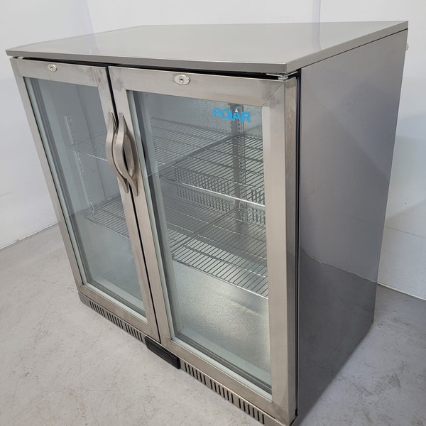 New Polar Double Door Stainless Bottle Fridge 208Ltr GL008 For Sale