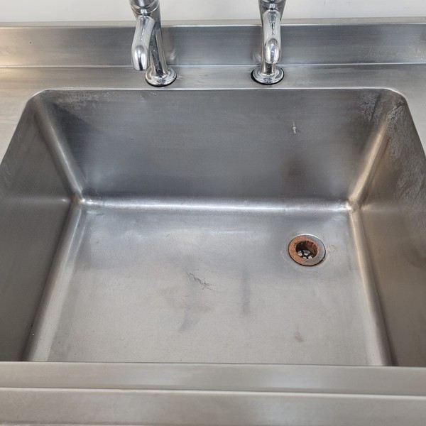 Commercial Kitchen Double Sink For Sale