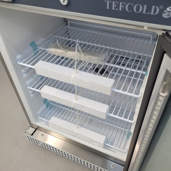 New Tefcold Under Counter U200VSG Fridge 200Ltr