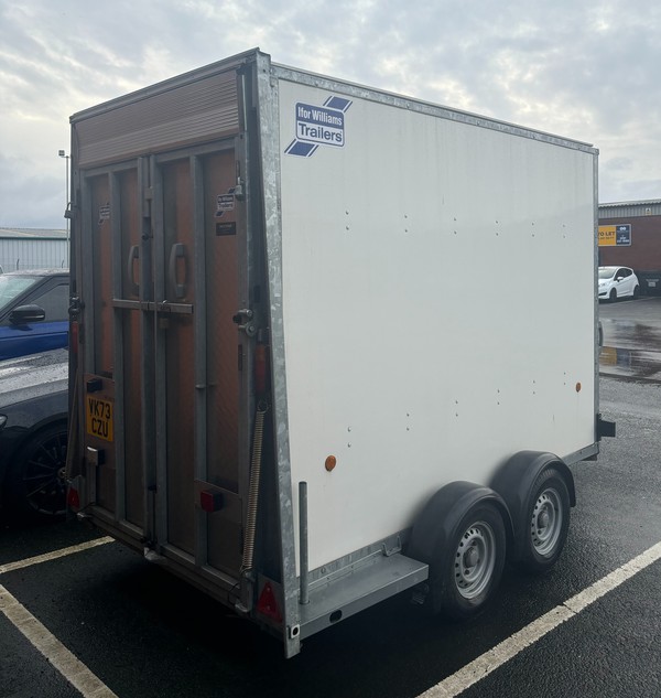 Secondhand Ifor Williams BV105 Box Trailer 7ft Tall