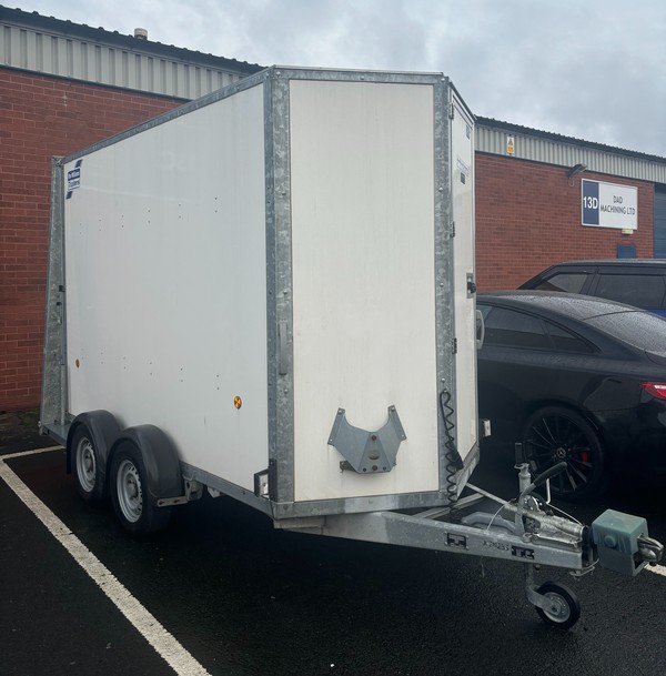 Used Ifor Williams BV105 Box Trailer 7ft Tall For Sale