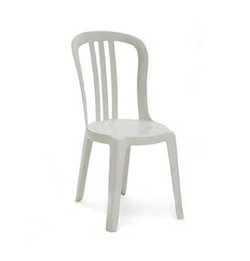 Plastic bistro chairs for sale