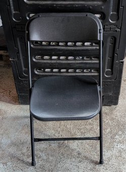 Black Samsonite chairs for sale