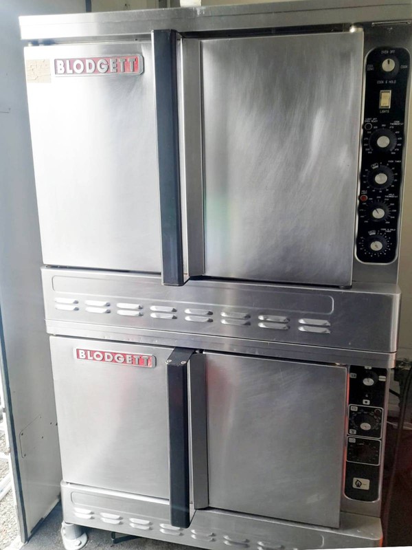 Blodgett stacked ovens