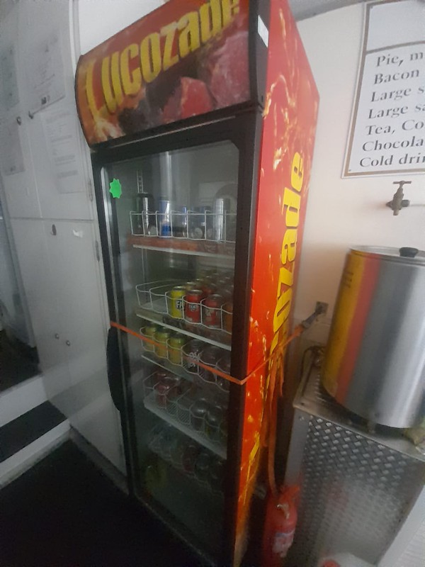 Lucozade drinks fridge