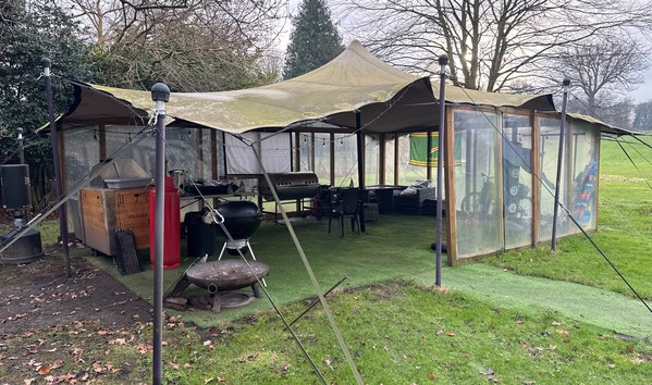 Used 9m x 6m Tent, Rotisserie, Patio Heaters For Sale