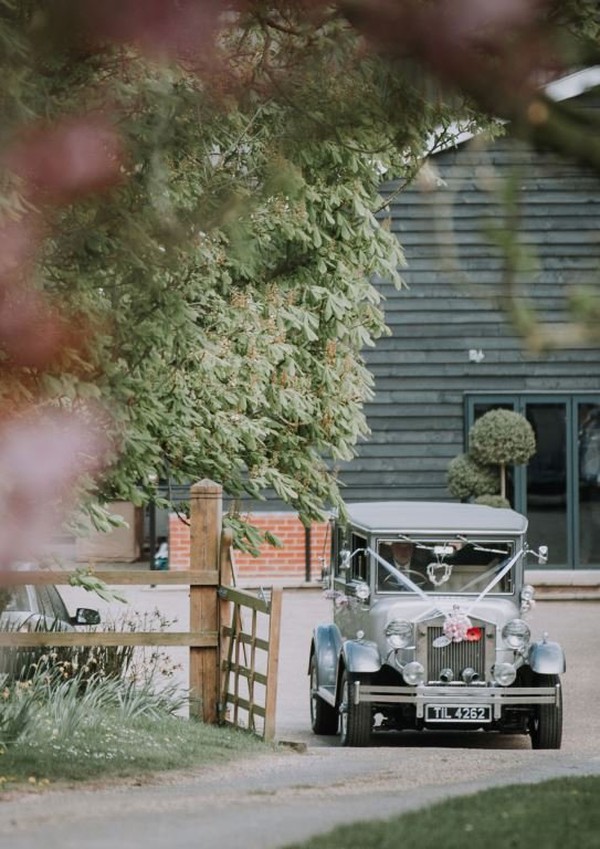 1930's style wedding car