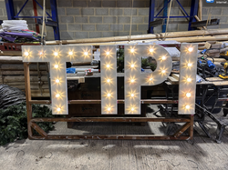 Large Lit Tipi Sign