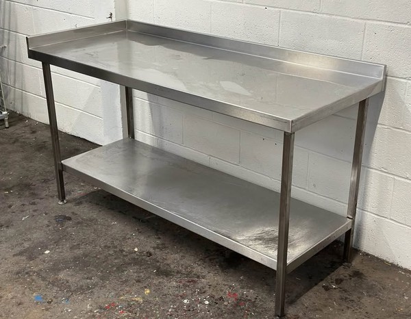 170cm Stainless Steel Table For Sale