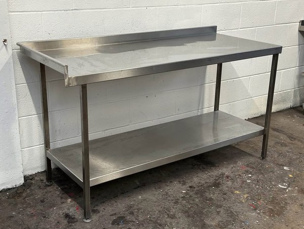 Secondhand 170cm Stainless Steel Table