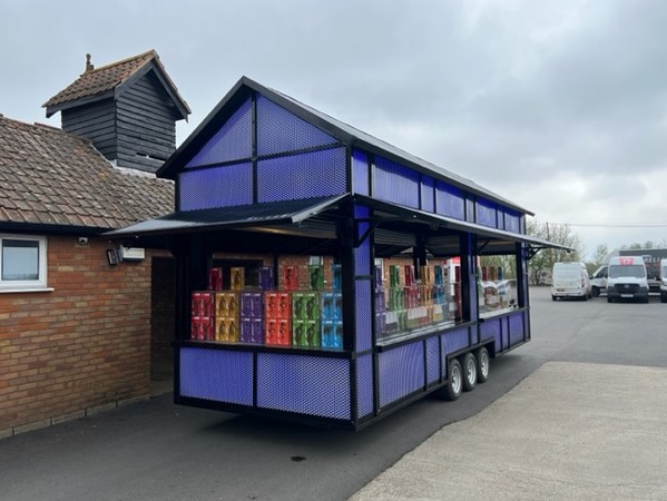 Used 4-way Opening Bar/Catering Unit For Sale