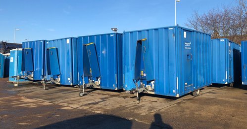 Secondhand 5x 12ft Groundhog Towable Welfare Units For Sale Secondhand 5x 12ft Groundhog Towable Welfare Units For Sale