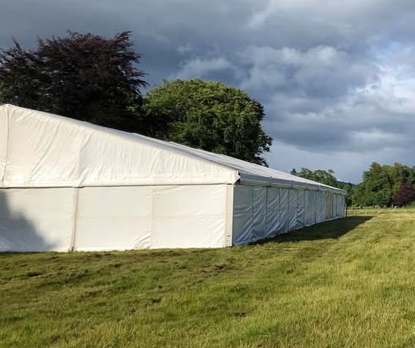 Secondhand 15m x 40m Roder Marquee Frame And Covers For Sale