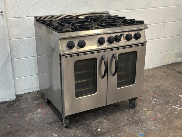 6 Burner Gas Range, Convection Oven For Sale