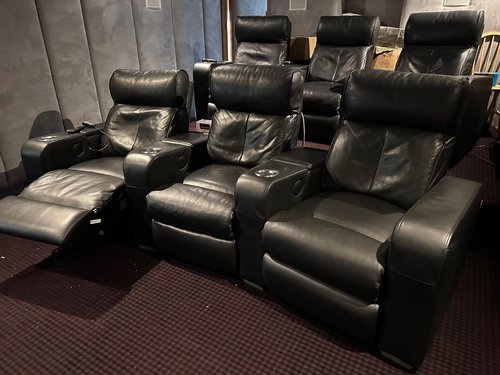 6x Top Spec Home Cinema Chairs For Sale 6x Top Spec Home Cinema Chairs For Sale