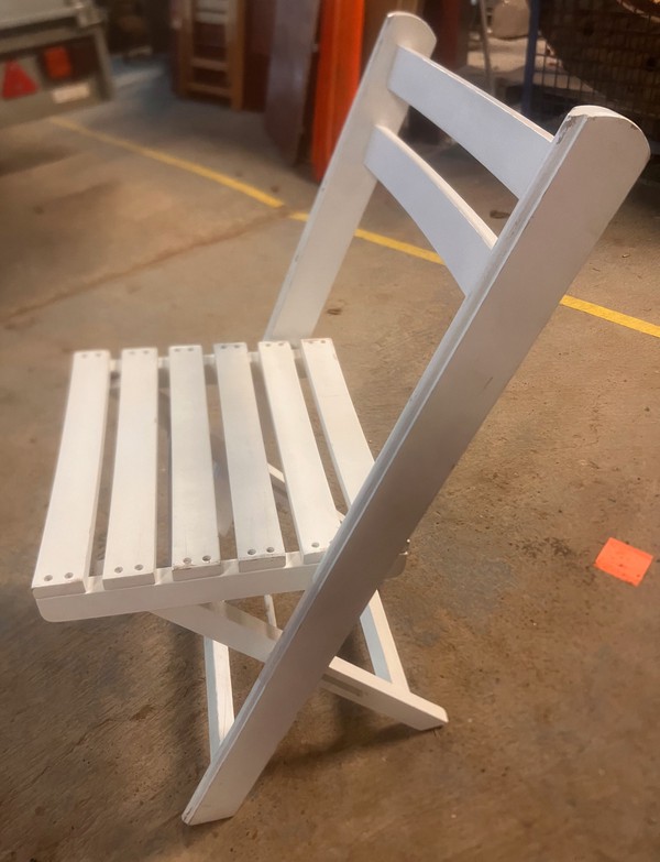 Secondhand Wooden Folding Chairs