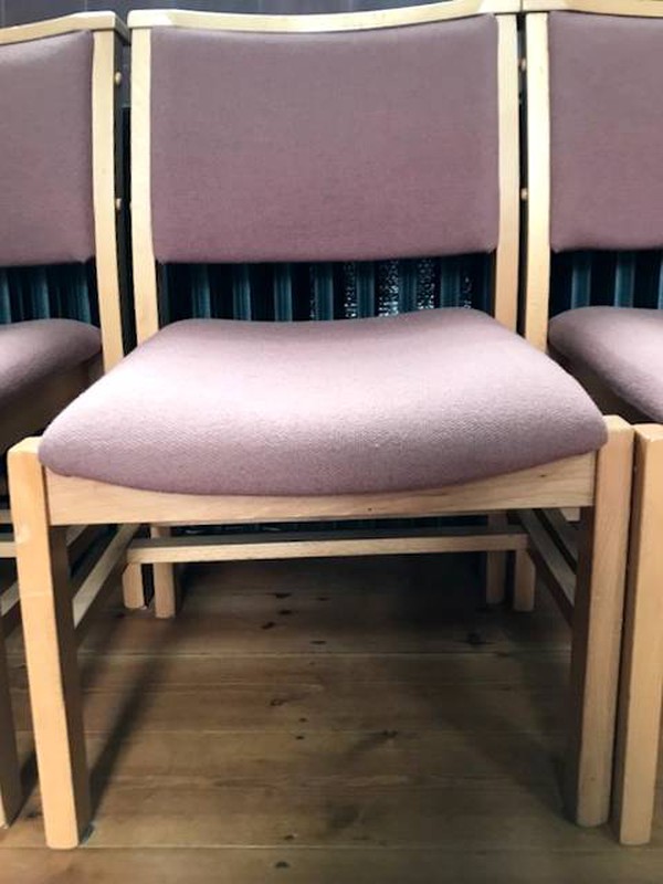 Second hand church chairs