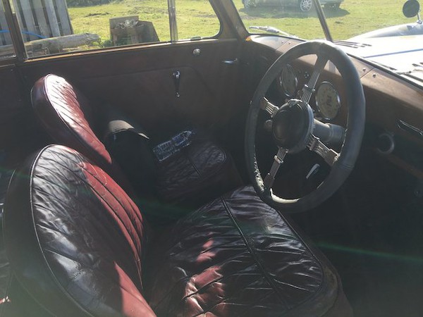 Classic British aluminium sports car