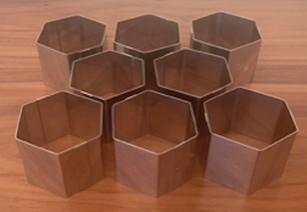 9. Ind Dessert Moulds - Hexagon