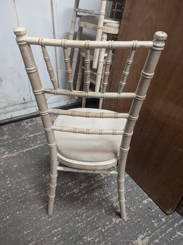 Secondhand 100x Chivari Limewash Chairs