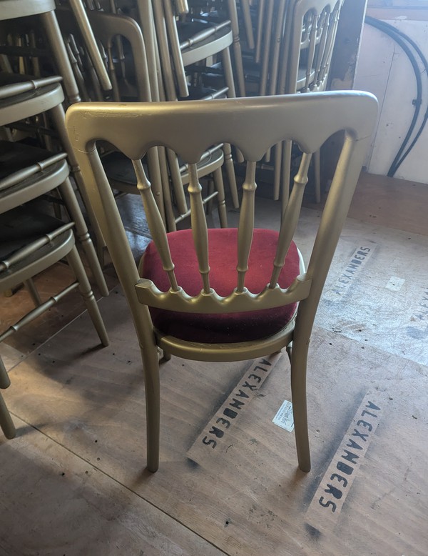 Secondhand 120x Gold Cheltenham Chairs