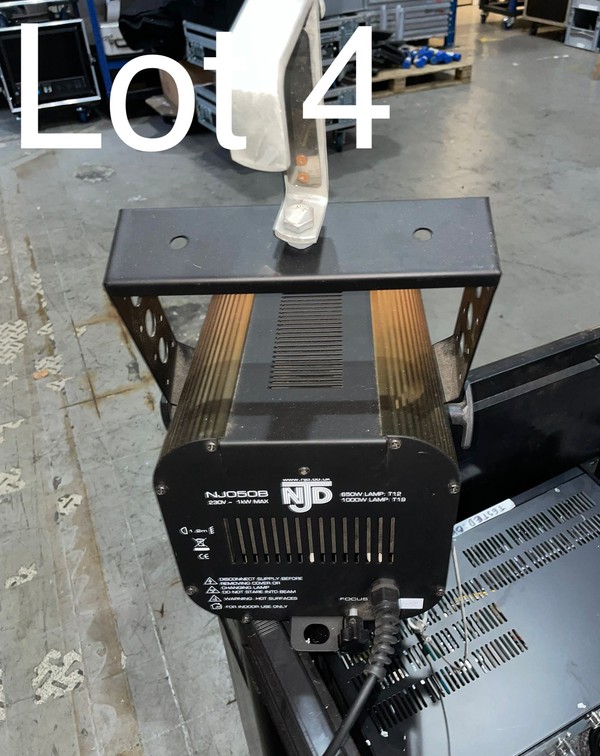 Secondhand Used 4x NJD Fresnel Stage Light