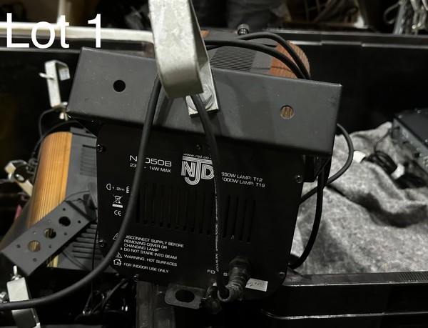 Used 4x NJD Fresnel Stage Light For Sale