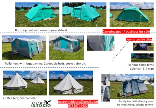 Glamping Equipment The place to buy or sell glamping equipment