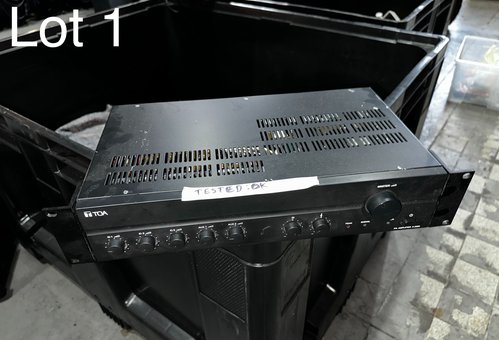 Secondhand Used 3x TOA A-2060 Amplifiers For Sale Secondhand Used 3x TOA A-2060 Amplifiers For Sale