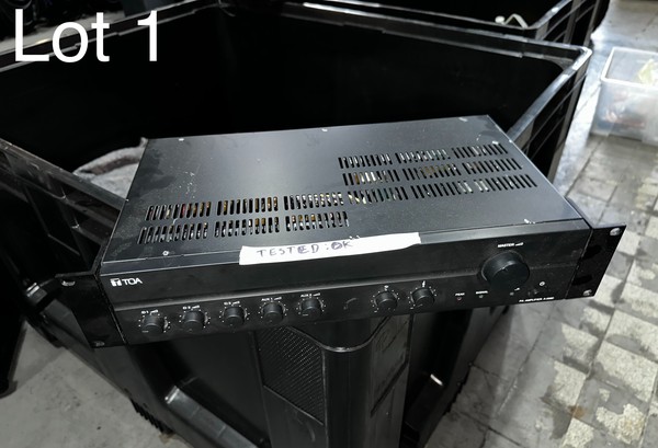 Secondhand Used 3x TOA A-2060 Amplifiers For Sale