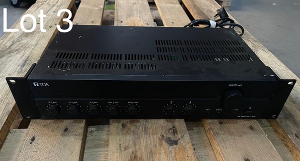 Used 3x TOA A-2060 Amplifiers