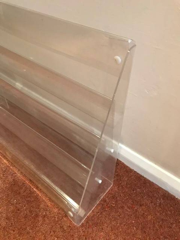 Perspex card stand