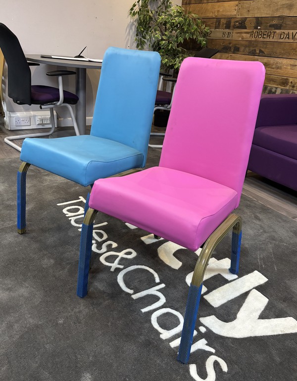 New 20x Blue And Pink Flex Chairs For Sale