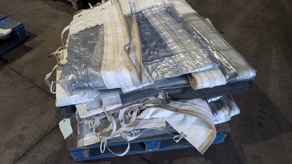 Used Clear Window Walls (zips) 3m x 2.3m for sale