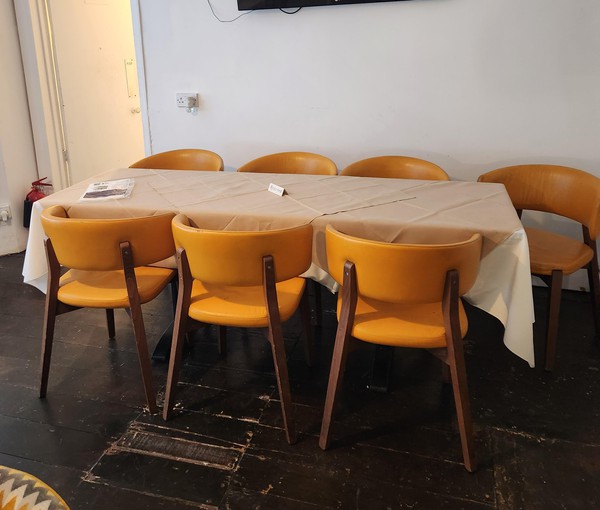 7x Cafe And Dining Chair For Sale