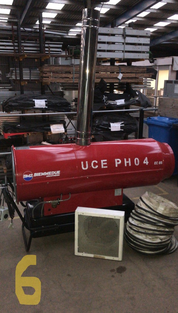 Used 7x Arcotherm Heaters