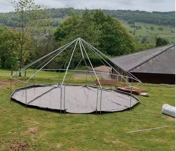 5m Nomadic bell tent frame