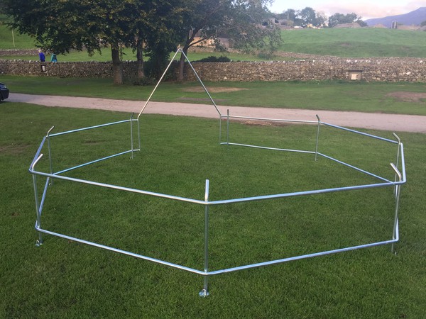 Nomadic bell tent frame