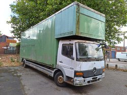 Truck for glamping conversion