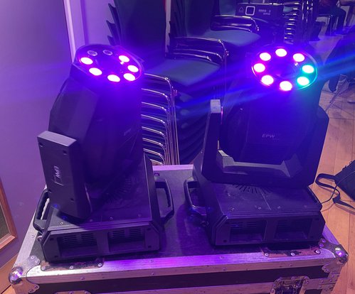 Secondhand 2x Ledhead EPW Moving Head Lights For Sale Secondhand 2x Ledhead EPW Moving Head Lights For Sale
